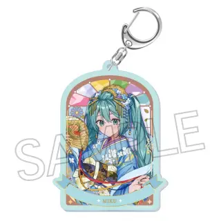HATSUNE MIKU Hyakki Yakou Rei-En Foil-Stamped Acryl Anhänger Mermaid
