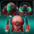 Gurren Lagann Metal Compact Actionfigur Lagann (Standard) 7 cm