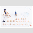 Sousaishojoteien Plastic Model Kit 1/10 Rui Saotome Touou High School Competitive Swimsuit 16 cm