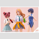Sousaishojoteien Plastic Model Kit 1/10 Rui Saotome Touou High School Competitive Swimsuit 16 cm