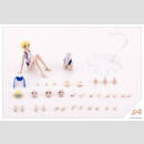 Sousaishojoteien Plastic Model Kit 1/10 Rui Saotome Touou High School Competitive Swimsuit Dreaming Style White Dolphin 16 cm