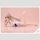 Sousaishojoteien Plastic Model Kit 1/10 Rui Saotome Touou High School Competitive Swimsuit Dreaming Style White Dolphin 16 cm