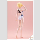 Sousaishojoteien Plastic Model Kit 1/10 Rui Saotome Touou High School Competitive Swimsuit Dreaming Style White Dolphin 16 cm