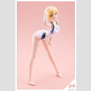 Sousaishojoteien Plastic Model Kit 1/10 Rui Saotome Touou High School Competitive Swimsuit Dreaming Style White Dolphin 16 cm
