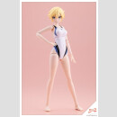 Sousaishojoteien Plastic Model Kit 1/10 Rui Saotome Touou High School Competitive Swimsuit Dreaming Style White Dolphin 16 cm