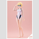 Sousaishojoteien Plastic Model Kit 1/10 Rui Saotome Touou High School Competitive Swimsuit Dreaming Style White Dolphin 16 cm