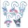SANRIO CHARACTERS My Melody x Kuromi Twinchees Sweet Lolita Figurine Dangler Light Blue Dress Ver. Anhänger