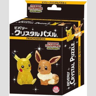 CRYSTAL PUZZLE Pikachu & Evoli (Eevee)