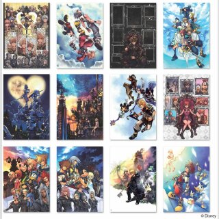 KINGDOM HEARTS Mini Clear Poster Collection