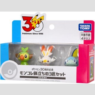 POKEMON 30th ANNIVERSARY Moncolle Journey Set of 3 GALAR REGION