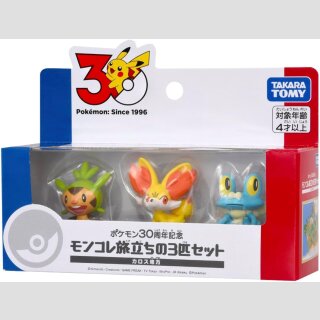 POKEMON 30th ANNIVERSARY Moncolle Journey Set of 3 KALOS REGION