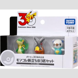 POKEMON 30th ANNIVERSARY Moncolle Journey Set of 3 EINALL/UNOVA REGION