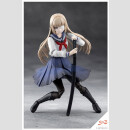 Sousai Shojo Teien Plastic Model Kit 1/10 Kuon Yakushiji Maria Kagaribi Damage Ver. School Girl Emulation 16 cm