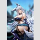 Azur Lane PVC Figur 1/7 Shinano Moonlit Chrome Ver. Acrylic Special Edition w/Display 25 cm