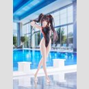 Date A Live Swimsuit Silhouette PVC Figur 1/7 Kurumi Tokisaki Swimwear Ver. 24 cm