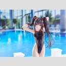 Date A Live Swimsuit Silhouette PVC Figur 1/7 Kurumi Tokisaki Swimwear Ver. 24 cm