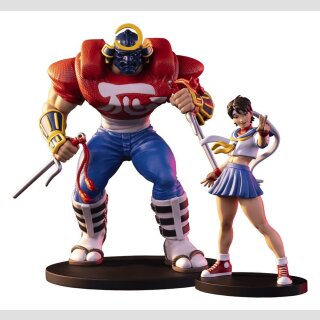 Street Fighter Street Jam Statuen 1/10 Sakura & Sodom 22 cm