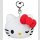 SANRIO CHARACTERS Plüsch-Schlüsselanhänger HELLO KITTY