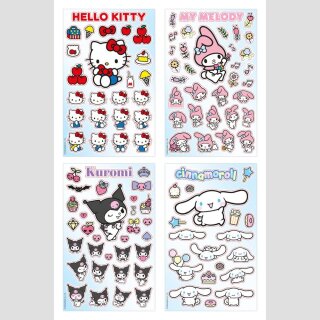 SANRIO CHARACTERS ★HELLO KITTY AND FRIENDS★ 4 Stickerbögen