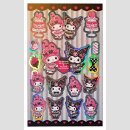SANRIO CHARACTERS ★MY MELODY★KUROMI★ 4 Stickerbögen