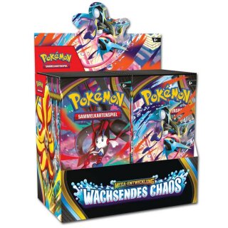 POKEMON BOOSTER DISPLAY Mega Entwicklung WACHSENDES CHAOS [DE] ★MAX 1 DISPLAY PRO KUNDE★