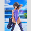 Arms Note PVC Figur 1/7 Buchou-chan of the Swimming Club Purple Swimsuit Ver. 22 cm