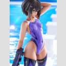 Arms Note PVC Figur 1/7 Buchou-chan of the Swimming Club Purple Swimsuit Ver. 22 cm