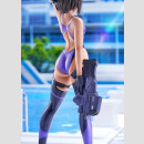 Arms Note PVC Figur 1/7 Buchou-chan of the Swimming Club Purple Swimsuit Ver. 22 cm