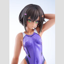 Arms Note PVC Figur 1/7 Buchou-chan of the Swimming Club Purple Swimsuit Ver. 22 cm