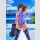 Arms Note PVC Figur 1/7 Buchou-chan of the Swimming Club Purple Swimsuit Ver. 22 cm
