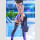 Arms Note PVC Figur 1/7 Buchou-chan of the Swimming Club Purple Swimsuit Ver. 22 cm