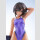 Arms Note PVC Figur 1/7 Buchou-chan of the Swimming Club Purple Swimsuit Ver. 22 cm