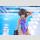 Arms Note PVC Figur 1/7 Buchou-chan of the Swimming Club Purple Swimsuit Ver. 22 cm