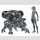 Ghost in the Shell PLAMAX minimum factory Plastic Model Kit Motoko Kusanagi mit Fuchikoma: Thermoptic Camouflage Ver. 8 cm
