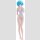 Rebuild of Evangelion Pop Up Parade Beach Queens Rei Ayanami (One-Piece Style) L Size 22 cm