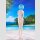Rebuild of Evangelion Pop Up Parade Beach Queens Rei Ayanami (One-Piece Style) L Size 22 cm