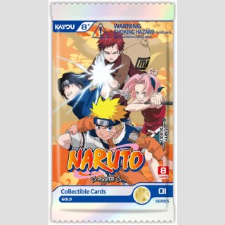 KAYOU COLLECTIBLE CARDS Series 01 NARUTO BOOSTER PACK Earth Scroll