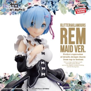 BANDAI SPIRITS GLITTER & GLAMOURS Re:Zero - Starting Life in Another World REM Maid Ver.