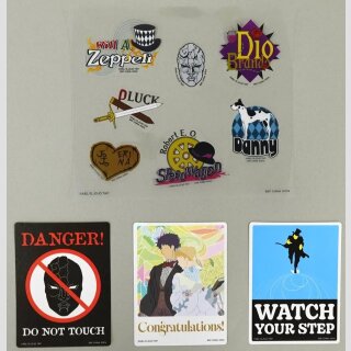JOJOs BIZARRE ADVENTURE The Gathering of Stars Ichiban Kuji Stickers PHANTOM BLOOD ver.2