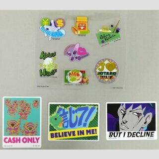 JOJOs BIZARRE ADVENTURE The Gathering of Stars Ichiban Kuji Stickers DIAMOND IS UNBREAKABLE ver.2
