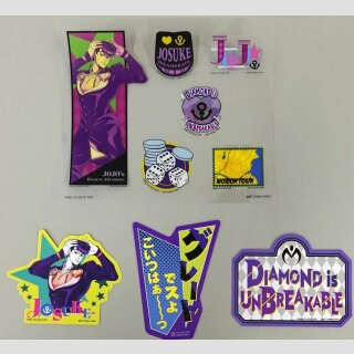 JOJOs BIZARRE ADVENTURE The Gathering of Stars Ichiban Kuji Stickers DIAMOND IS UNBREAKABLE