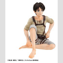 Attack on Titan G.E.M. Series PVC Figur Eren Yeager Palm Size 10 cm
