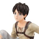 Attack on Titan G.E.M. Series PVC Figur Eren Yeager Palm Size 10 cm