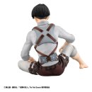 Attack on Titan G.E.M. Series PVC Figur Squad Captain Levi Palm Size 9 cm