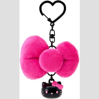 SANRIO CHARACTERS Ribbon Anhänger (I Love Hello Kitty) ★Pink★Black★Ver.