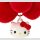 SANRIO CHARACTERS Ribbon Anhänger (I Love Hello Kitty) ★Red★White★Ver.