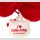 SANRIO CHARACTERS Ribbon Anhänger (I Love Hello Kitty) ★Red★White★Ver.
