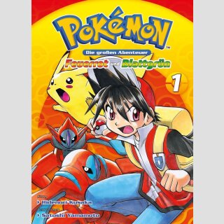 POKEMON Die grossen Abenteuer FEUERROT und BLATTGRÜN Sammelband 1 ★inklusive limitierter Acryl-Figur★