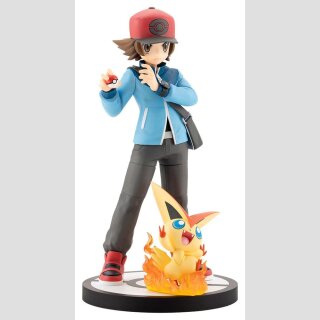 Pokémon ARTFX J PVC Figur 1/8 Hilbert with Victini 20 cm ★★★Jeeg Best Price 02.10.2026★★★