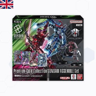 GUNDAM CARD GAME Premium Card Collection GUNDAM ASSAMBLE SET Mobile Suit Gundam GQuuuuuuX ★MAX 3 STK. PRO KUNDE★
